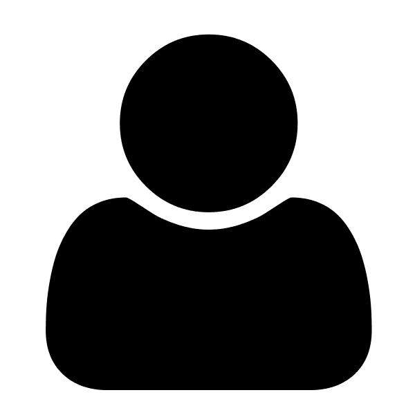 A simple black silhouette icon of a person on a white background, symbolizing inclusive broadband access.