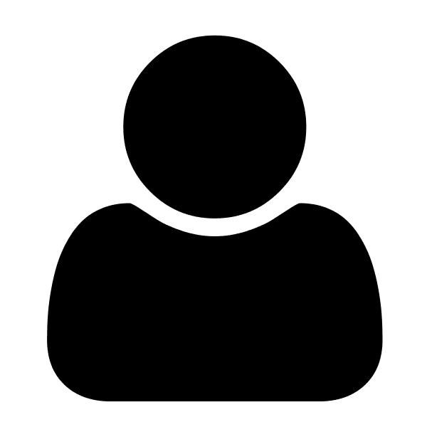 A simple black silhouette icon of a person on a white background, symbolizing inclusive broadband access.